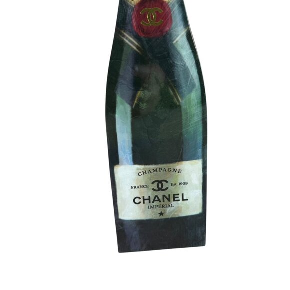 Chanel Champagne Bottle Decorative Art Piece – Shelf Display Décor - Picture 4 of 8